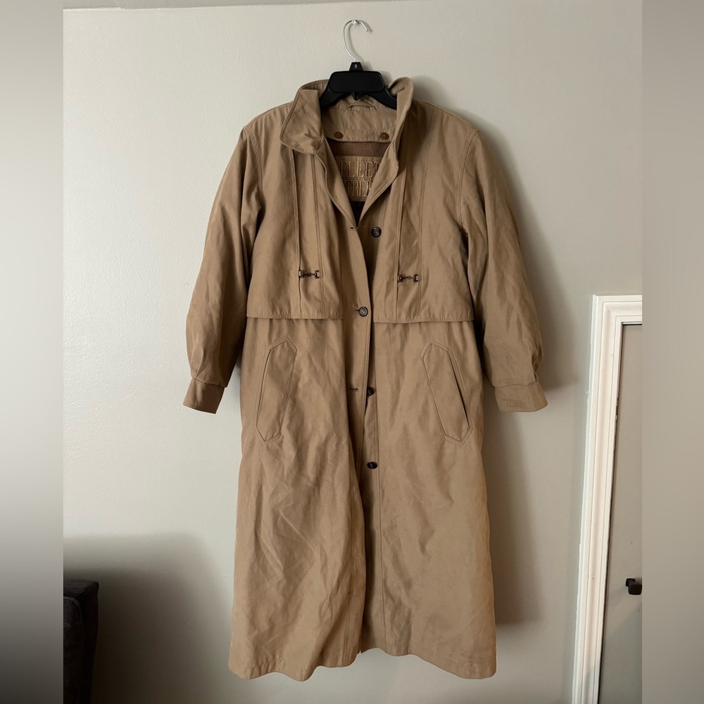 Fleet Street Vintage Tan Trench Coat